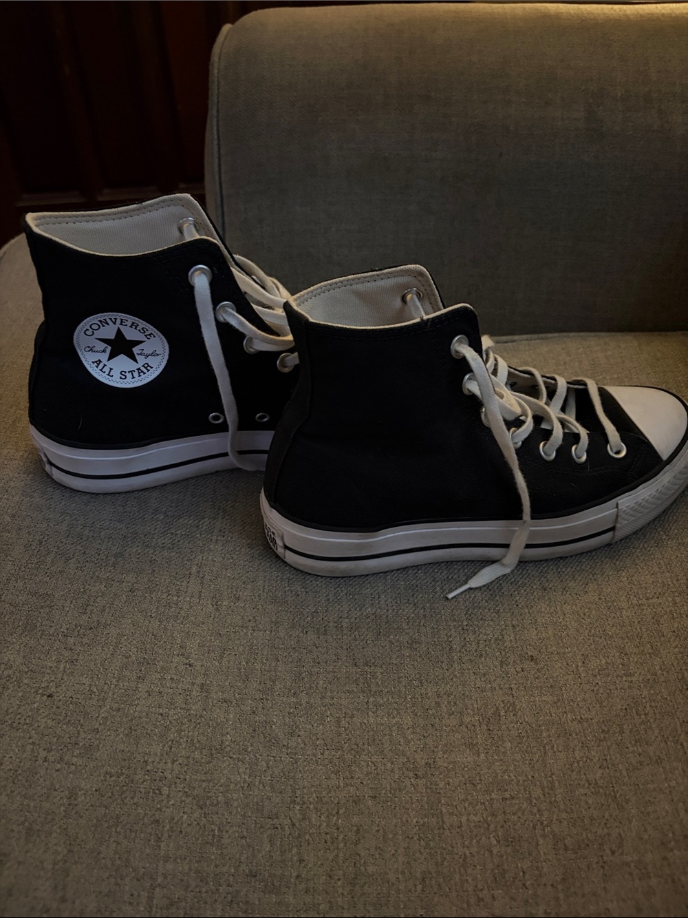 Converse High Top Sneakers - Black & White